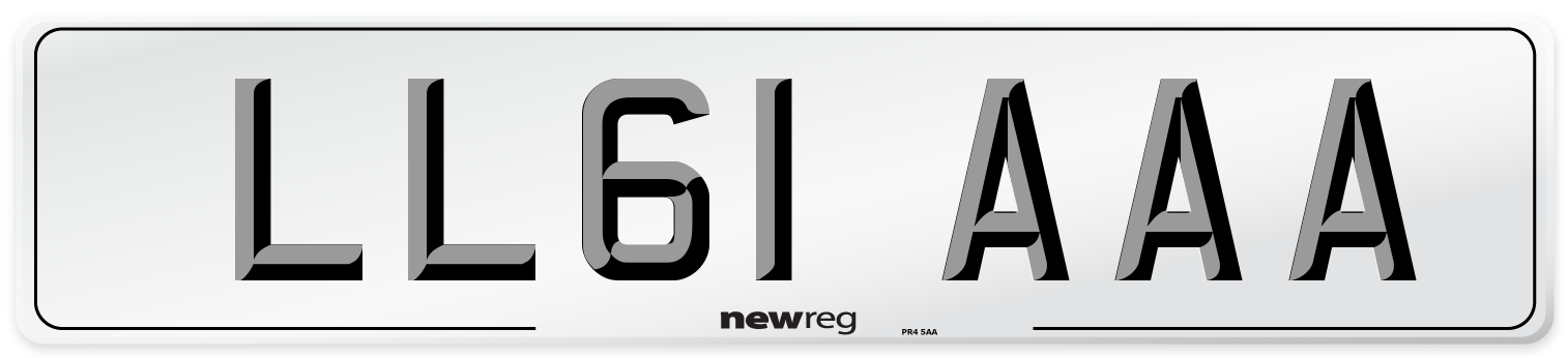 LL61 AAA Number Plate from New Reg